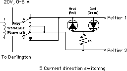 Switching current direction